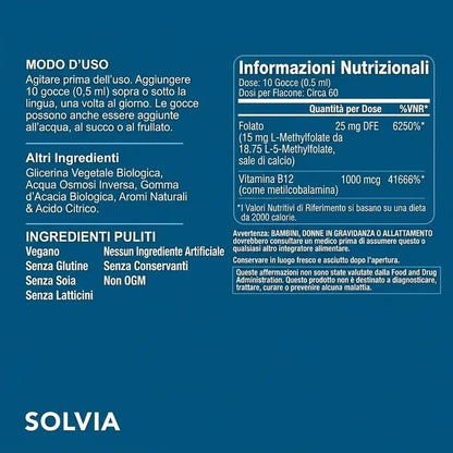Solvia Metilfolato Puro - Solvia IT