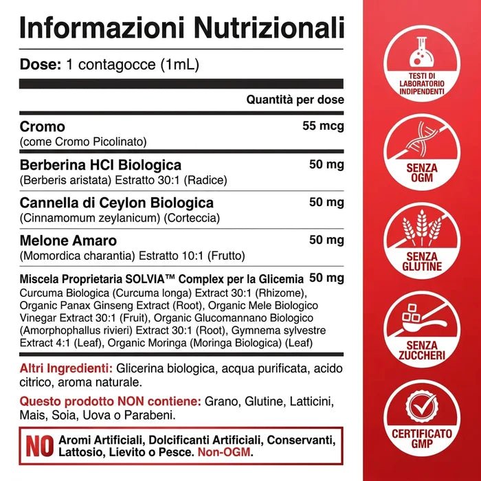 Complesso 7-in-1 per la Glicemia - Solvia IT