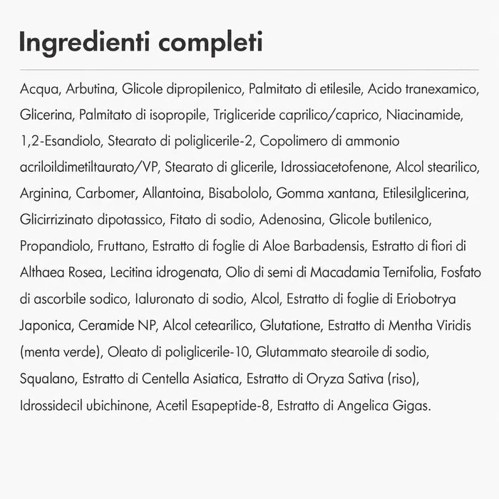 Crema Illuminante Avanzata all'Arbutina - Solvia IT