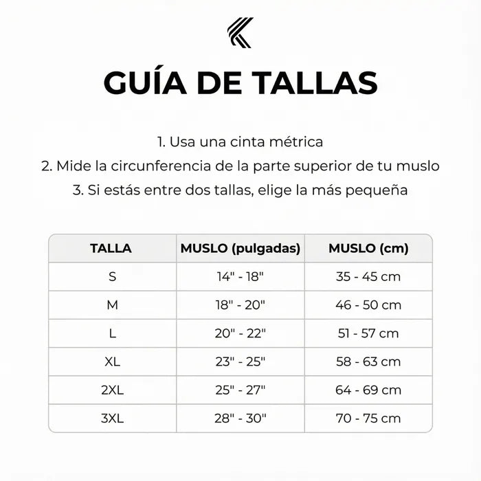Mangas de compresión para rodillas — Protege antes de forzar - Knitec SPAIN