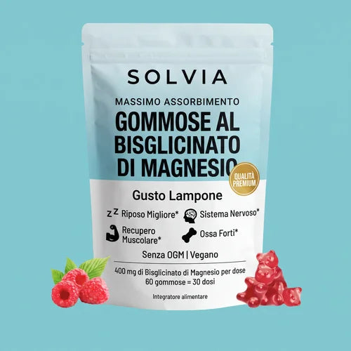 Solvia Gommose al Bisglicinato di Magnesio