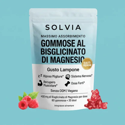 Solvia Gommose al Bisglicinato di Magnesio