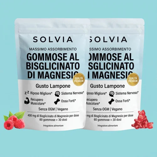 Solvia Gommose al Bisglicinato di Magnesio