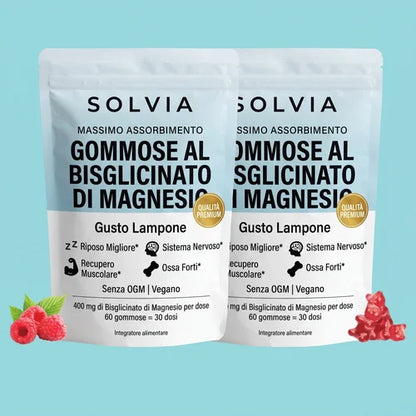Solvia Gommose al Bisglicinato di Magnesio