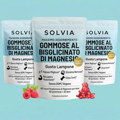 Solvia Gommose al Bisglicinato di Magnesio