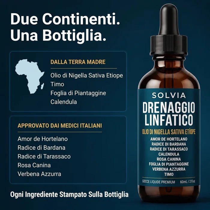Solvia Gocce per il Drenaggio Linfatico - Solvia IT